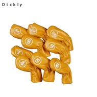 [Dickly] 9 Pieces Golf Iron Headcover Set Scratch Protection Numbered Iron Covers