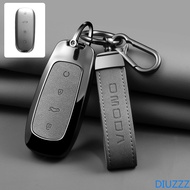 Zinc Alloy Metal Leather Car Remote Key Case Cover For Chery OMODA E5 Omoda C5 Omoda 5 SHS PHEV Omod
