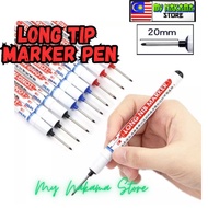 20mm Pen Penanda Mata Panjang Pelbagai Guna [ Long Tip / Nib Marker Pen Multi Purpose Red Blue Black