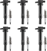 UF558 6 ignition coils with 6 iridium Spark Plugs for Kia Magentis Rondo Optima 2009-2011 2.7L V6 UF