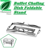 Full Size Buffet Chafing Stand Only / Kaki Buffet Tray Sahaja / Cover Only / Tutup Buffet Sahaja  (S