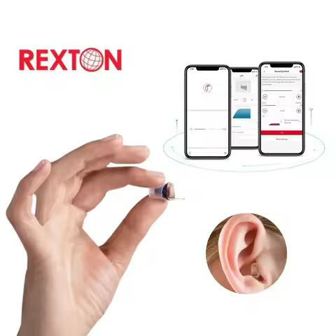Rexton Inox Super Discreet CIC Hearing Aid – 8-Channel, App-Controlled for Mild to Moderate Hearing 