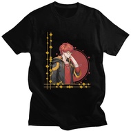 Short-Sleeved Cotton T-Shirt Printed With 707 Saeyoung Choi Mystic Messenger MM BG Otome Game Vintag