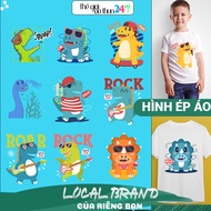 [Ironed, heat pressed image] Dinosaur image for children SN9