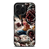 Hybrid Softcase Case iphone 17 16 15 14 13 12 11 Pro Max Plus Mini Air SE Luffy Gear Power Thunder