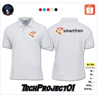 Polo Shirt Smartfren Provider Sales Counter Best Quality T-Shirt