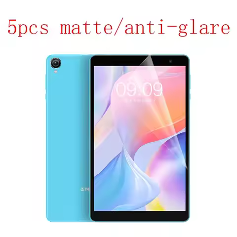 Matte Anti-glare Screen Protector Plastic Film For Teclast P80T 2022/P85T 2023, 5pcs in 1 package