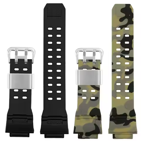 Silicone Rubber Watch Band For Casio G Shock GW9400 GW 9300 G-9200 Camouflage Color Strap Waterproof