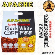 APACHE IPOH PREMIUM BLACK WHITE COFFEE INSTANT DRINK / 15 SACHETS X 40 GRAM @ TRIPLE SACHET / APACHE