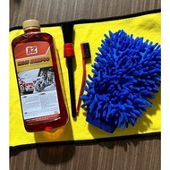 Combo Rửa Xe Máy Tại Nhà Xà Bông Rửa Xe BZ + Bình Bọt Tuyết 2L Dày Tốt Kèm dụng cụ rửa xe (khăn lau