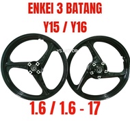 ENKEI 3 KAKI SPORT RIM Y15 Y15Z Y15ZR Y16 Y16ZR  ENKEI 3 KAKI RIM Y15 READY STOCK