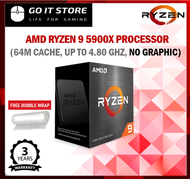 AMD Ryzen 9 5900x AM4 Socket Desktop Processor (12 Cores, 24 Thread, 64M Cache, up to 4.90 GHz)