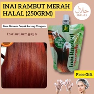 Pewarna Rambut Merah Semulajadi . Halal &amp; Sah Untuk Solat. (Ready To Use)