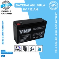 Ups Battery Battery 6V 12AH 12 AH VMP VRLA UPS APC ICA Dry Battery Battery