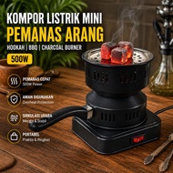Kompor Listrik Mini Electric Hookah BBQ Charcoal Stove Camping 500W - ZD-A016