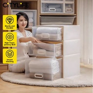 Citylife Stackable Storage Drawer Plastic Container box Home Organizer Drawer Plastic Cabinet