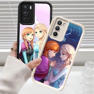 CH41 Frozen Elsa and Anna Soft Casing for Realme C75 OPPO A55 A94 A74 A16 C71 C73 A16s A54S Protecti