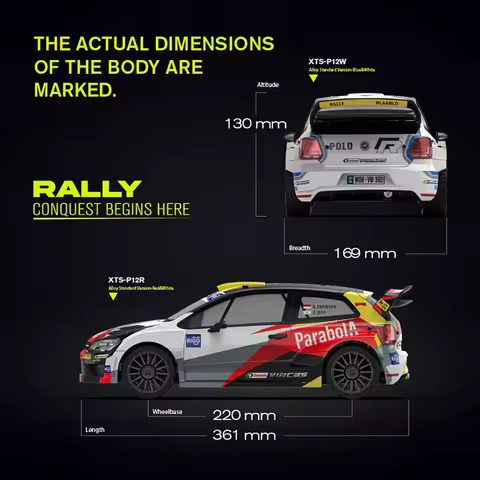 1/12 RC Electric Remote Control Model Car Rally Car XTS-P12 Brushless 4WD RTR Adult Children's Toys