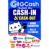 GCash Tarpaulin Banner 2x3ft