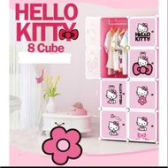 ❇️BABYSHINE 8 to 20 Cube diy Hello Kitty Wardrobe Ready Stock  / Almari Cube