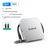 ORICO | ORICO Magnetic USB C Hub Card Reader 6 IN 1 USB-C to SD/TF Slot Adapter PD100W USB C HUB สำห