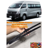 Premium Wiper Blades for Nissan Urvan NV350 PREMIUM 2015-2023 models (2pcs)