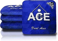 CornholeAce Dual Aces - Navy Blue (Set of 4 Bags) - ACE Pro Stamped