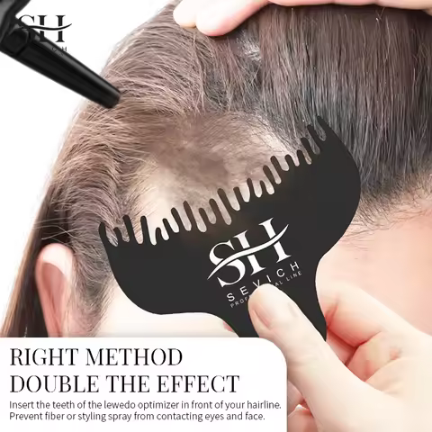 SEVICH Hair Fibers Powder Special Comb Hair Loss Building Fibers Hair Line Optimizer Hair Thickening