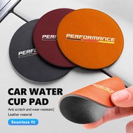 2Pcs Car Coaster Water Cup Slot Non-Slip Mat For BMW Performance E91 X5 E70 F11 E30 F31 X3 F25 F32 x