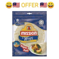 READY STOCK 🇲🇾😄 Mission Wrap 8 pieces Original Wholegrain