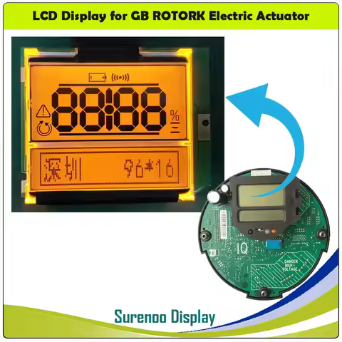 Surenoo Brand New H48140-01 111-3119-0592 LCD Module Screen Panel Display for GB ROTORK Electric Act