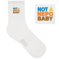 Sana All Nepo Baby Socks | Buwaya Collection Embroidered Cotton Socks | IDENTITY Apparel