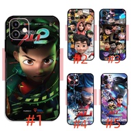 For Xiaomi Mi 9T 12 12X 12S 11 13 Max Mix 3 2 2S 4 5G 4G DIY1 Black frosted soft Phone case Ejen Ali