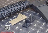 【我愛杰丹田】BOLT 蜂巢紋 戰術握把 阻手器 前握把 魚骨 護木 保護片  BA023B BA023T