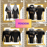 BAJU WARGA PENDIDIK WPB700 jersi pendidik baju pendidik tshirt guru sesuai untuk cikgu cikgu malaysia