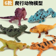 Model Reptilia Mini Buaya Simulasi Haiwan Liar Buaya Cicak Mainan Kognitif Kanak-kanak 3+