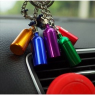 Metal Keyring Car Keychain Holder Keyfob Turbo