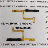 TOMBOL TECNO SPARK 10 PRO KI7 FLEXIBLE FLEXIBLE FLEXIBLE INNER BUTTON POWER ON OFF VOLUME TECNO SPAR