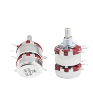 Dual Potentiometer WTH118-2W 1K 2k2 4K7 10K 47K 220K470K1M Adjustable Resistor