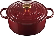 Le Creuset Enameled Cast Iron Signature Round Dutch Oven, 5.5 qt., Rhone'