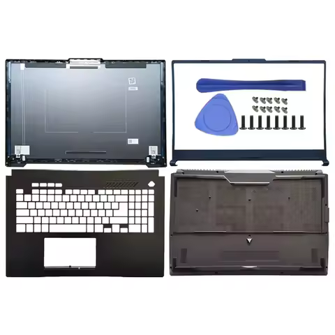 For ASUS TUF Gaming F17 FX707 A17 FA707 Laptop Back Cover/Front Frame/Top/Hinge PC Case Laptops Comp