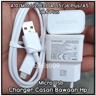 Charger Samsung bawaan hp 100% J1 Ace J2 Ace J3 Pro J4 Plus J5 Plus J6 Grand Prime M10 A10 Original