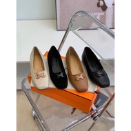 Hermes Hermes 22 New Style Ladies Shoes Pig Nose Buckle Shoes