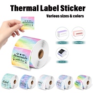 Phomemo Colorful Thermal Label Sticker For PM-241BT/D520/246S/249BT/245BT Thermal Waybill Printer