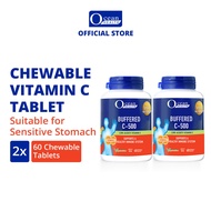 [Bundle of 2] Vitamin C Buffered C-500 (60s)- Ocean Health (For Immunity| Chewable Vitamin C Tablet|