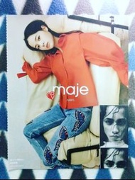 歐陽娜娜 maje paris 廣告內頁1張 2018年
