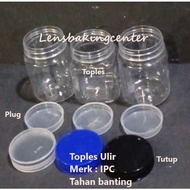 Clear PET Plastic Jar Bottle with IPC Screw Jam Sambal 200ml 200 ML 180 ML 180ml