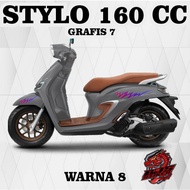 Stylo 160 cc Sticker Stylo 160 cc Striping/ Stylo 160 transparent Decal Sticker Sticker 7 graphics