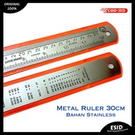 30cm Stainless Steel Ruler | Metal Ruler