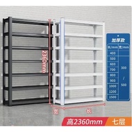 (WHITE) 7 Tier Heavy Duty Boltless Rack Metal Rack Shelve Rack Rak Besi Kitchen Rack Rak Store Rak D